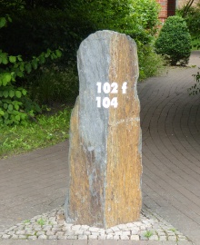 Hausnummern am Försterweg.