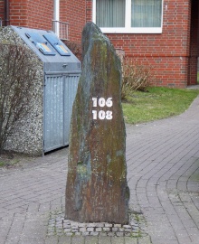 Hausnummern am Försterweg.