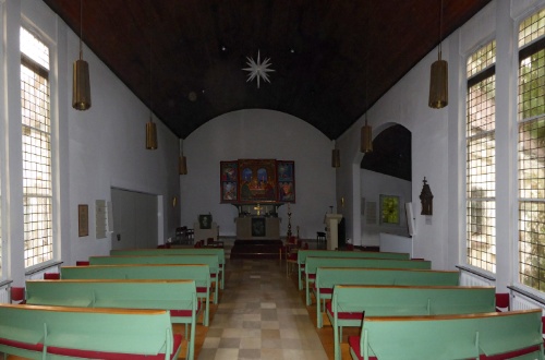 Innenraum der Auferstehungskirche der Diakonissenanstalt Alten Eichen in Stellingen